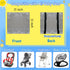 Josuyofo 2 Pack Satin Car Seat Headrest Cover for Babies, Soft Silk Feeling Hair Protector for Infant Car Seats