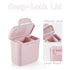 Formula Dispenser with Scoop for Milk Powder, Baby Food Storage and Snack Cup for Travel, Pink (0.92 LB Capacity)
