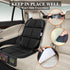 Gowhalle (Black--2pcs) Car Seat Protector, Non-Slip Rubber Padded Backing Seat Protector for Child Seats, Waterproof