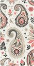 CZXW Floral Paisley Beige Crib Sheets Fitted 52" x 28" Natural Cotton Soft