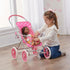 Badger Basket Just Like Mommy 3-in-1 Toy Doll Pram Stroller and Carrier for 18-22 inch Dolls