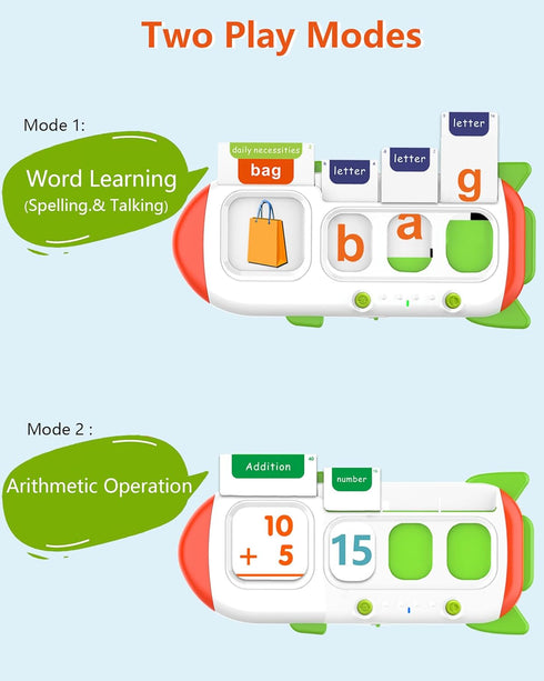 ZIKAQUQI 5-7 102 56 Cool Math Games & Talking Flash Cards for Toddlers Years Old,Speech Therapy with Sight Words