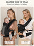 7-44lbs, GROWNSY Baby Carrier Newborn to Toddler All Season Design with Adjustable Mesh Panel, Ergonomic Baby Carriers
