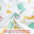 Pack and Play Sheets Boys Animals, Soft and Breathable Material Compatible with Graco Pack and Play
