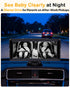 Thybro 1080P 6.8" 2-Kids Setup Dual Baby Car Camera: Night Vision Monitor from Head to Toe at Once - USB Plug & Play