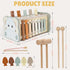 Joyreal Wooden Montessori Toys for 1+ Year Old - Whack A Mole Hammering Toy with Xylophone & Fishing Game