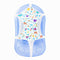 Patterned Towel Baby Bath Net - Adjustable, Safe, and Hygienic, 6 Point
