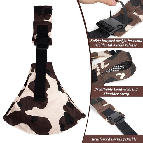 AXEARTE 20-44 lbs Baby Sling Carrier, Side Toddler Sling Carrier with Adjustable Straps, Portable and Lightweight Baby