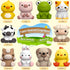 20Pcs Montessori Farm Animals Learning Toys for 1,2,3 Year Old Toddlers | Matching & Sorting Games Gift