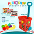 Set, Set, 3+ Playkidz Toy Shopping Cart Play Plastic Food Toys, Interactive Play Learning Resources & Pretend Play Fun