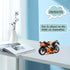 Toy Motorcycles, Diecast Motorcycle Toy with Music Lighting for Kids Age 3-5, Orange Toy Motorcycle for Boys
