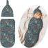 Swaddling Blanket for Baby, Unisex Sleeping Sacks with Hat, Western