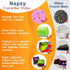 Napzy 1500 8 Puzzle Mat Roll Up for Pieces with Sorting Trays, Portable Puzzle Board Storage Organizer, Non-Slip Mat