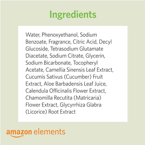 Packs, 810 Count, 9 Packs 90 Amazon Elements Baby Wipes, Fresh Scent, Flip-Top Alcohol-Free, With Cucumber and Aloe