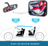 Baby Car Mirror - Most Stable Backseat Mirror with Premium Matte Finish, Secure and Shatterproof, Black