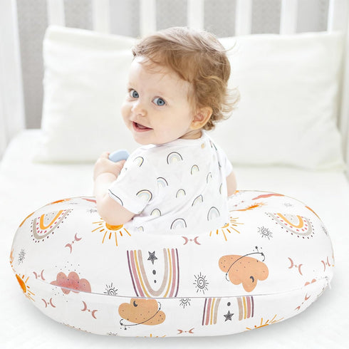 Boho Rainbow Nursing Pillow Cover for Ultimate Comfort