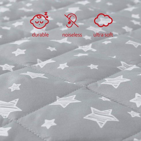 Pack 39"27"5", Pack and Play Sheets Fitted, Toddlers Mattress Protector Breathable Thick Playard Lovely Print Cover