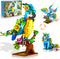 INSOON 3 in 1 Flower Cat Parrot Butterfly Building Set, Animal Figures