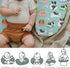 Summer Cute Dogs on Floats Baby Nursing Pillow Covers for Boy Girl Puppy Pool Party Nursery Feeding Pillowcase