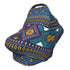 Schgap Aztec Geometric Art Car Seat Covers Canopy for Baby, Nursing Cover Breastfeeding
