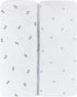 100% 2 Pack Set, 28 52 Ely's & Co. Patent Pending Waterproof Crib Sheets, Cotton with Waterproof Lining - Built in Crib