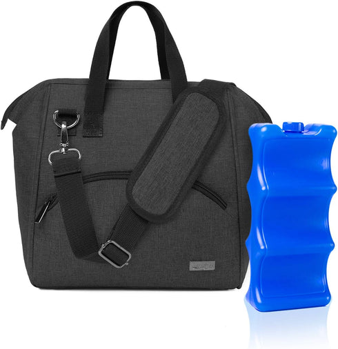 Pack 6 9 Luxja Breastmilk Cooler Bag with an Ice (Fits Bottles, Up to Ounces), Breastmilk Cooler for Breastmilk Bottles