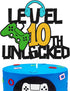 Level 10th Unlocked Cake Topper, Happy 10th Birthday Decoration, Video Game Controller Theme Supplies