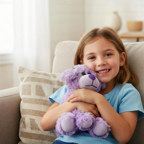 9 Inches The Petting Zoo Scruffy Dog Stuffed Animal, Gifts for Girls, Purple Dog Plush Toy