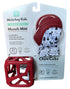 Pack: Malarkey Kids Holiday Gift Munch Mitt and Chew Cube Duo - Perfect Teething Treats for Babies and Toddlers - Red