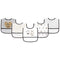 Hudson Baby Unisex Baby Waterproof PEVA Bibs, Latte, One Size
