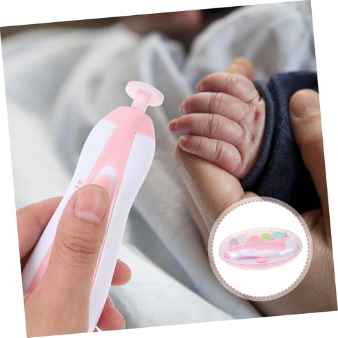 Compact Electric Nail File Kit for Kids - Boy & Girl Manicure Tool