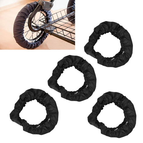 Baby Stroller Wheel Cover, Reusable Wheelchair Cover for Outdoor Travel, Small Wheel Cover (4 Packs)