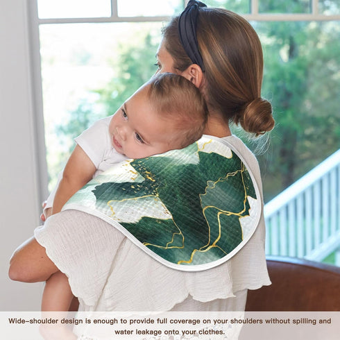YETTASBIN Nature Mountain Muslin Baby Burp Cloth, Super Soft Absorbent Cotton Burp Rag Baby Bibs Feeding Cloth