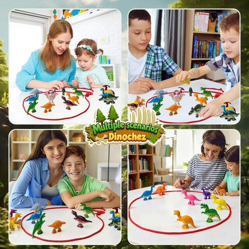 BlivEclat Magnetic Chess Game with Stones, Magnet Chess Game with String, Dinosaur Magnetic Rock Games, Magnet Rope
