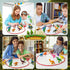 BlivEclat Magnetic Chess Game with Stones, Magnet Chess Game with String, Dinosaur Magnetic Rock Games, Magnet Rope