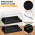 KKU Display Case for Minifigure Action Figures, Acrylic Storage Box with 3 Movable Steps, Gift for Kids and Adults
