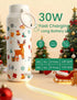 7-Temp 12oz Paruu Portable Bottle Warmer for Travel, Easy-Clean Wide Mouth, Portable Milk Warmer with Fast Heating