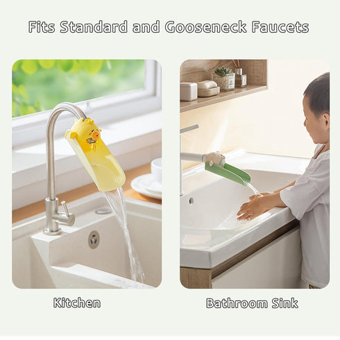 Faucet Extender for Kitchen Bathub Sink Universal Sink Handler Extender Fun and Safe Hand-Washing with Sink Faucet