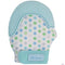 Silicone Infant Teething Mitten Teether Glove Toy (Blue Dot)