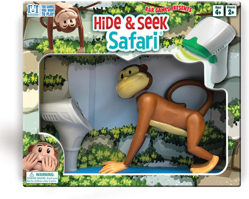 R&R Games Hide & Seek Safari Monkey II, Fun Toy for Kids, Game for Kids and Adults, Family Games
