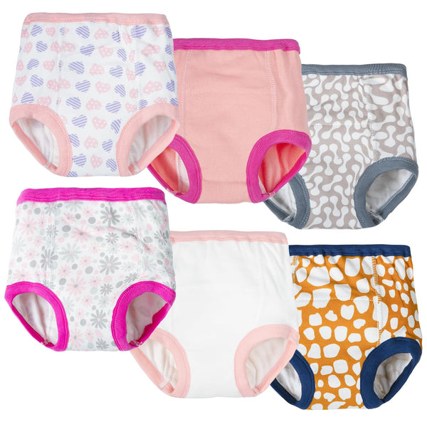 Joyo roy Potty Training Underwear for Girls, 100% Cotton Toddler Panties for Training