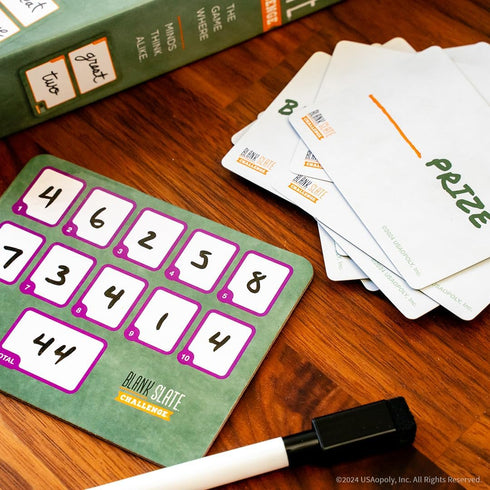 Blank Slate Challenge Board Game, Family-Friendly Word Association Game for 2-4 Players, Ages 8+, 30 Min Cooperative