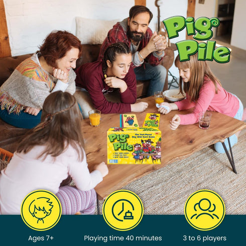 R&R Games Pig Pile Kid’s Card Game