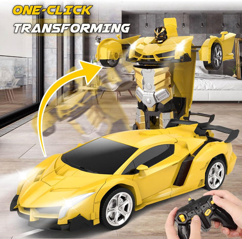 Transform Remote Control Car Toy for Kids 4-12 Years, Remote Control Cars for Boys, Toys for 3-12 Years Old