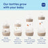 9oz 2+ 4 Pack MAM Easy Start Anti-Colic Wide Neck Baby Bottle, Medium Flow Breastfeeding-Like Nipple, Reduces Colic Gas