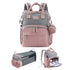JOLLITO Baby Diaper Bag Backpack with Changing Station, Large Capacity, Stroller Straps