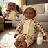 17" 3+ BABESIDE Adorable Lifelike Black Baby Doll - Handmade Realistic African American Baby Dolls with Premium Outfit