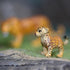 Gemini&Genius Leopard Toys for Kids, Safari Animal Cheetah Family Playset Figures, Wildlife Models for Birthday Gifts