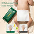 4 Pack 240 Count PurComfy Baby Dry Wipes for Newborn, Plant-Based & Hypoallergenic Disposable Cloths for Baby Diaper