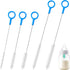 Straw Cleaner Brush for Baby Bottles,Metal Straw Cleaning Brush with Nylon Bristles,Straw